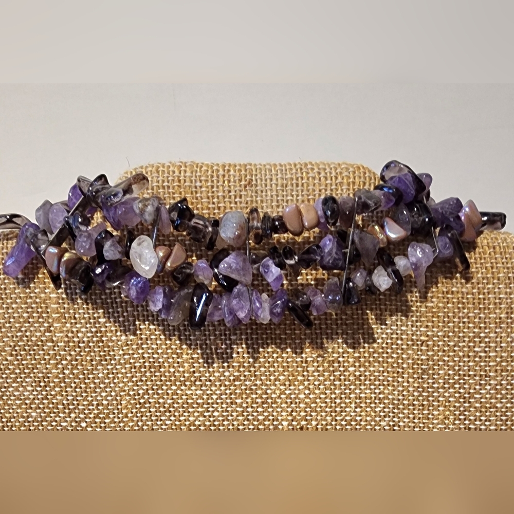 Free People Amethyst Triple Strand Choker - Picture 4 of 10